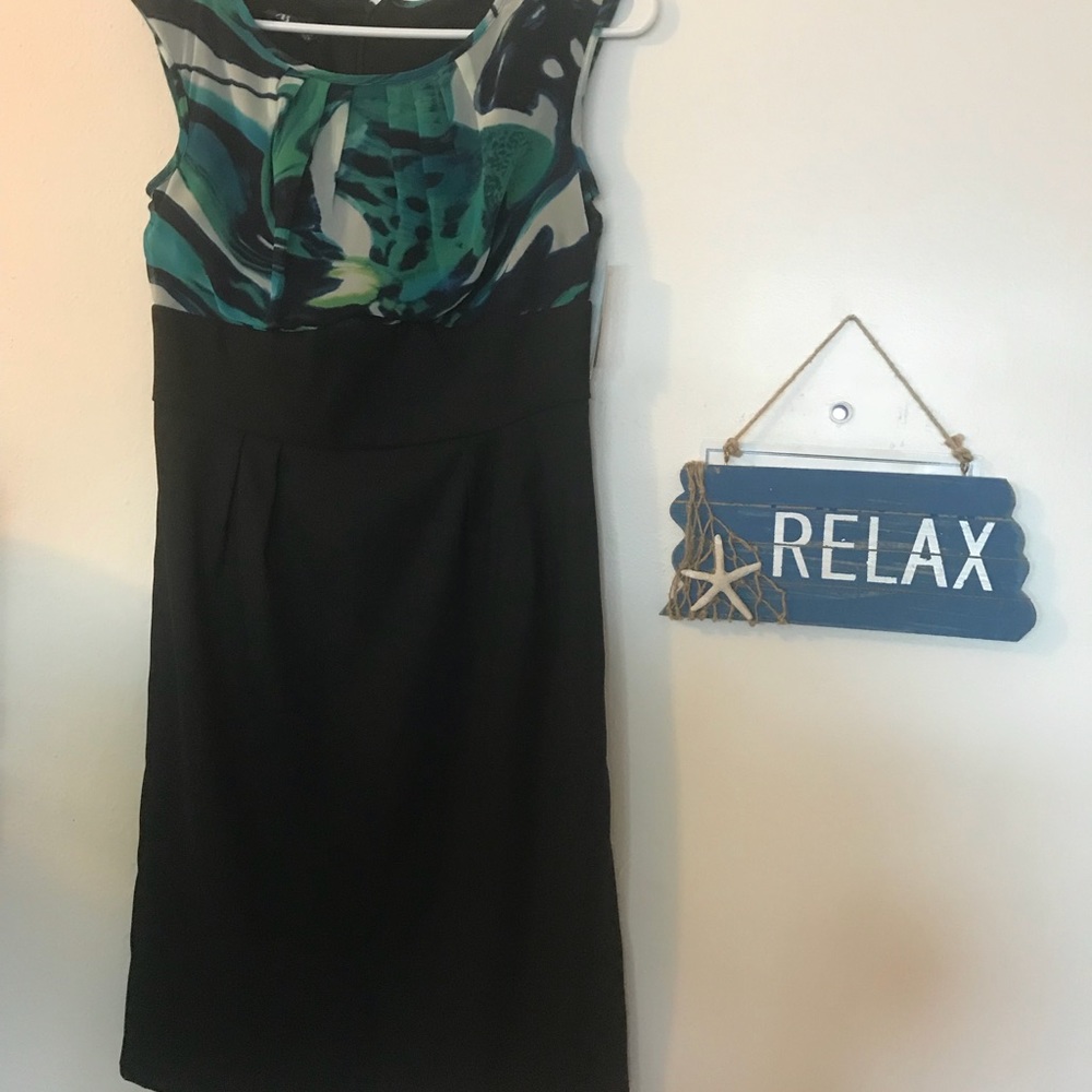 ABStudio NWT black Multi Dress
